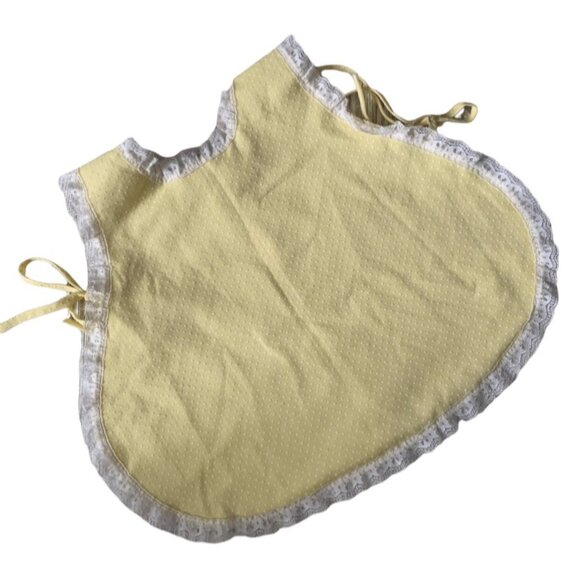 Vintage Alexis Pastel Lace Swiss Dot Romantic Apron Top USA - Picture 6 of 8